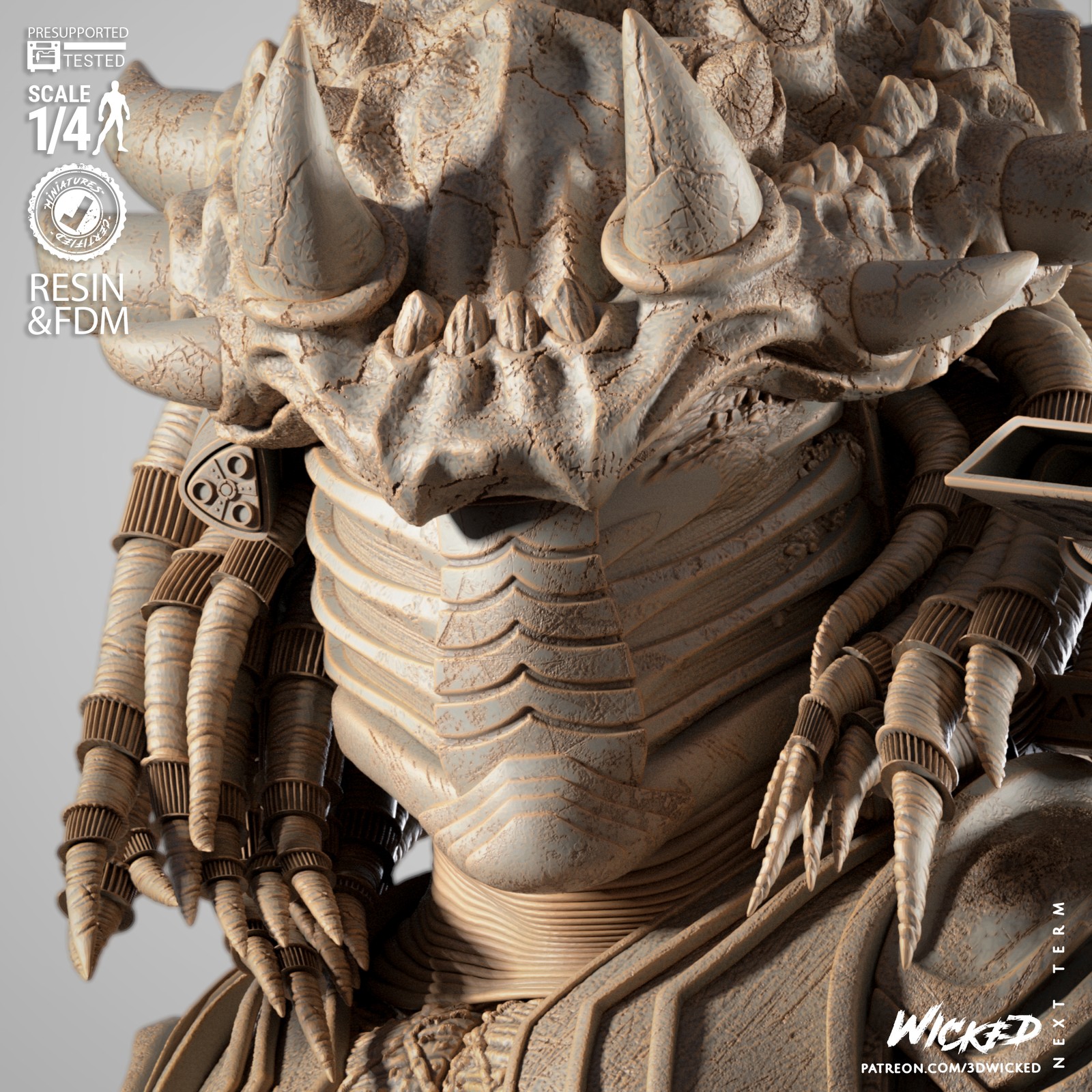 Predator Portrait Bust - Image 2