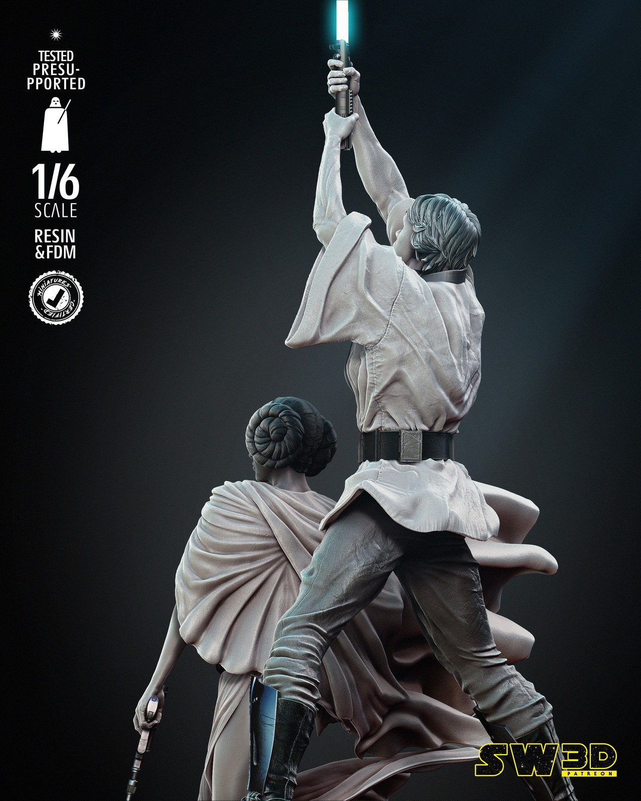 Diorama Luke & Leia - Image 3