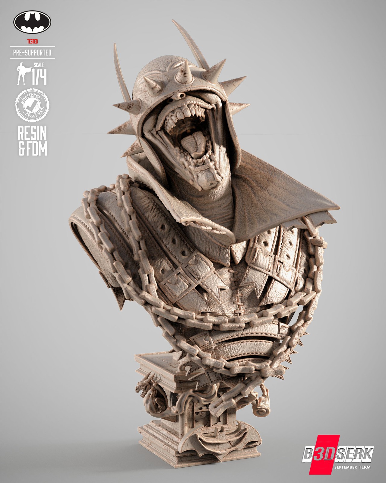 Batman Who Laughs Portrait Bust