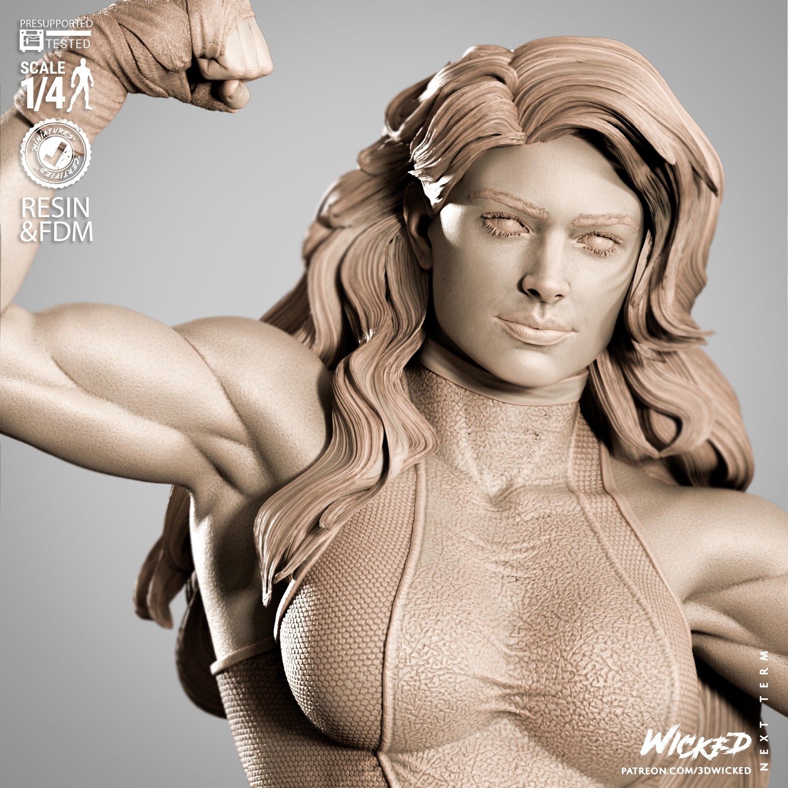 She Hulk Portrait Bust - Image 2