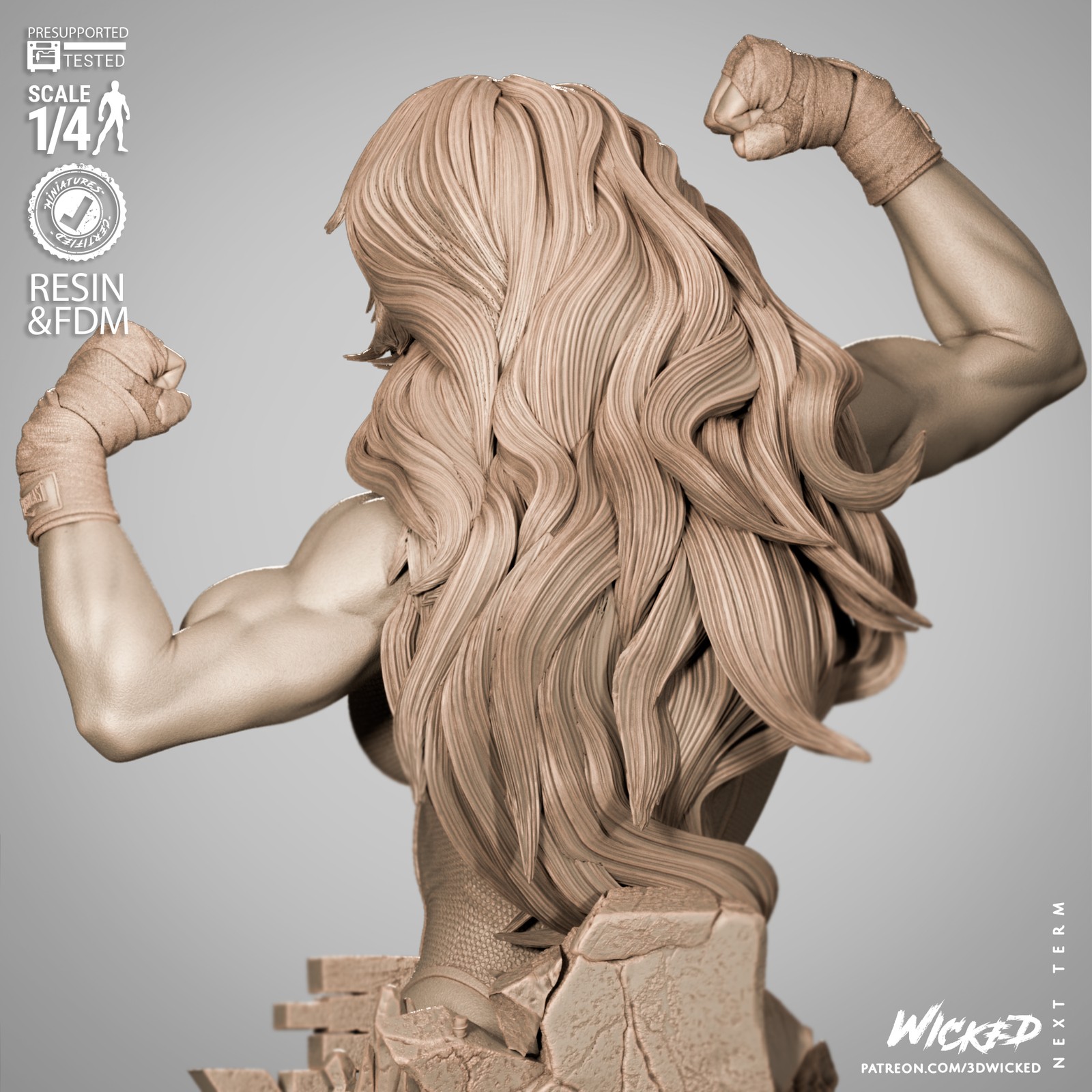 She Hulk Portrait Bust - Image 3