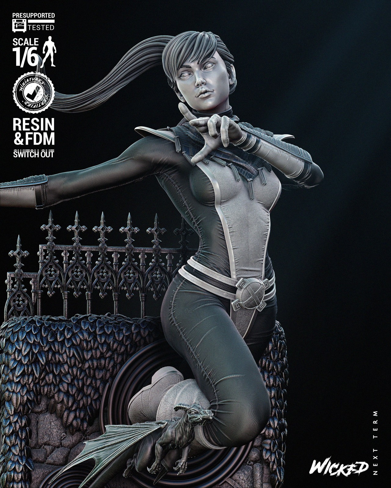 Kitty Pride Sculpture - Image 4