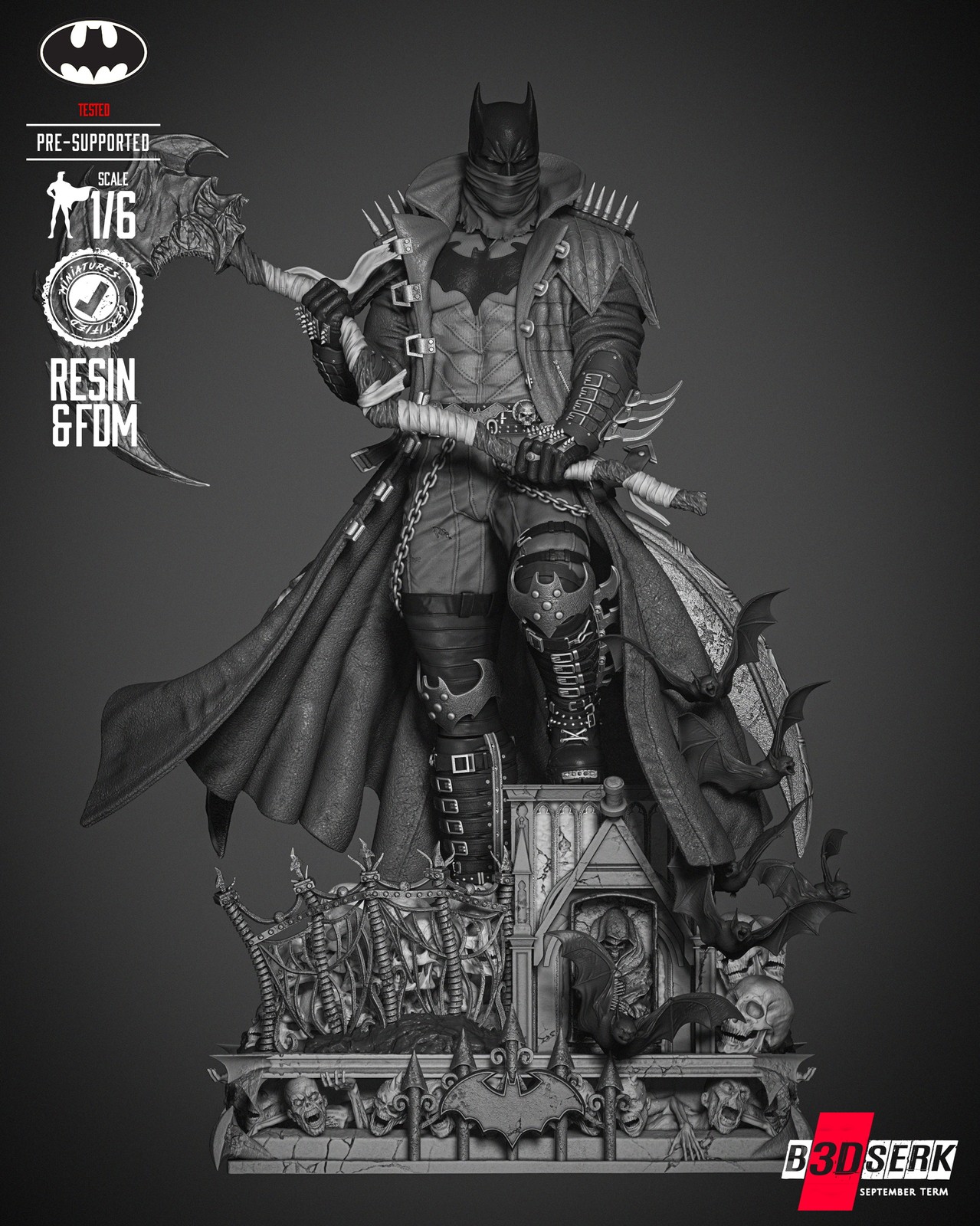 Batman Dark Nights Sculpture