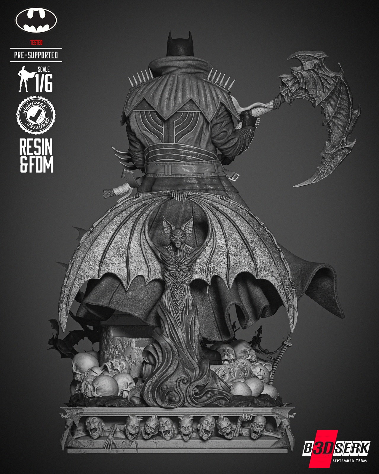 Batman Dark Nights Sculpture - Image 3