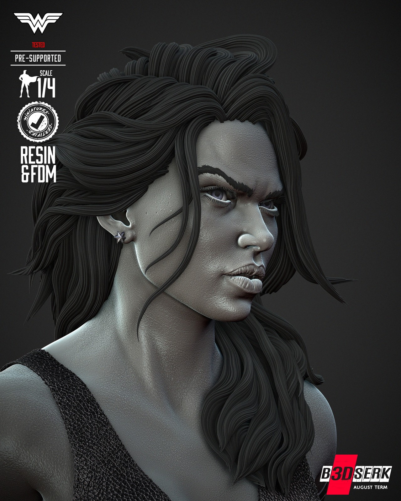 Wondergirl Portrait Bust - Image 4