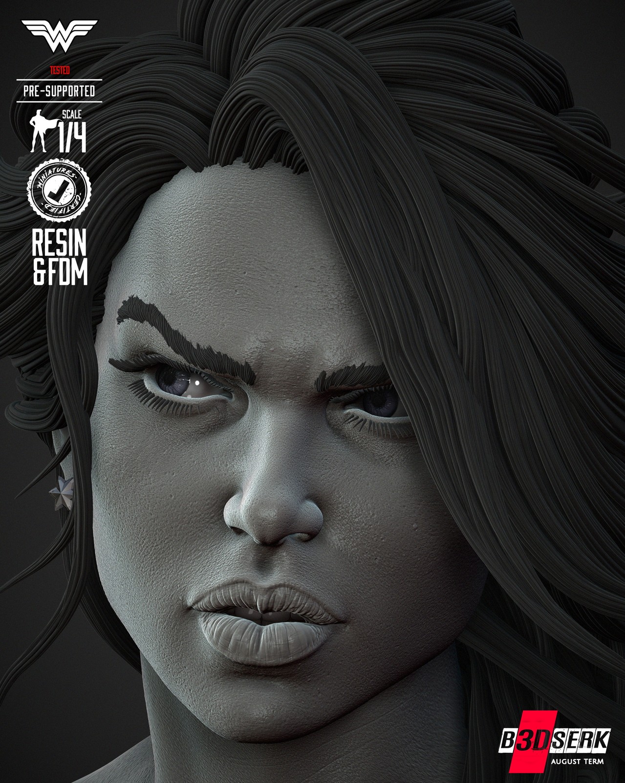 Wondergirl Portrait Bust - Image 5