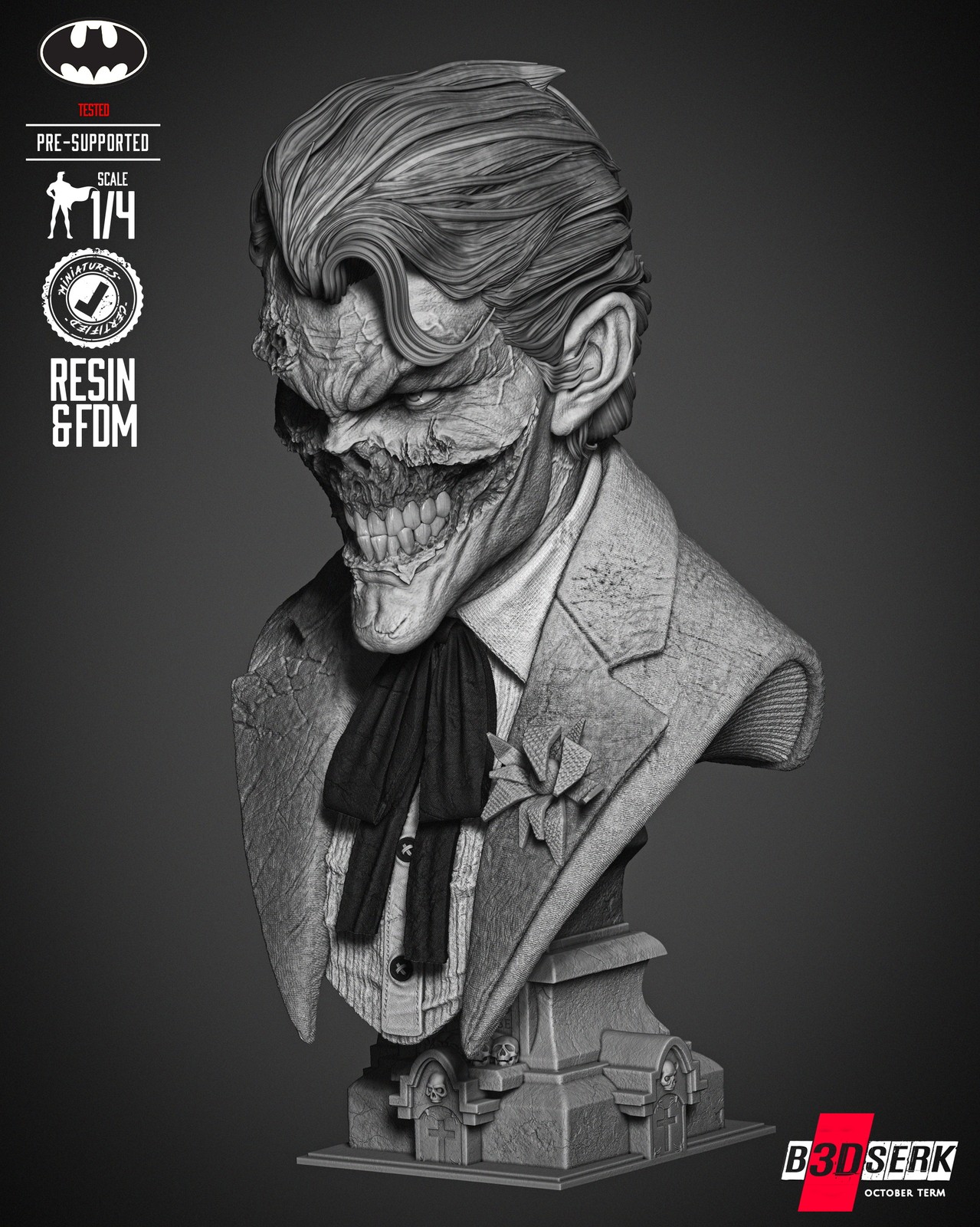 Joker Deceased Bust - Image 3