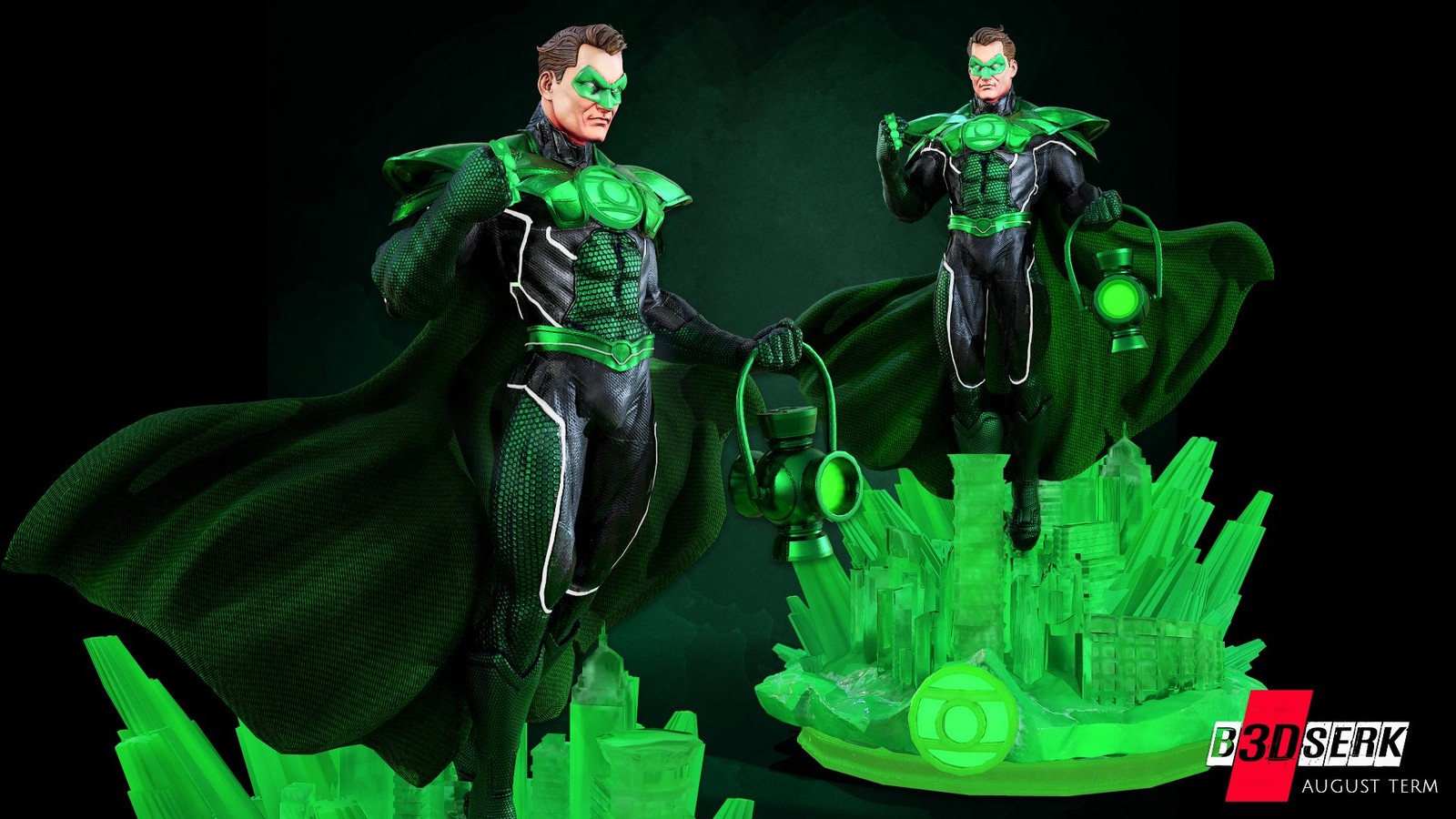 DC Comics Green Lantern: Hal Jordan 3D Sculpture
