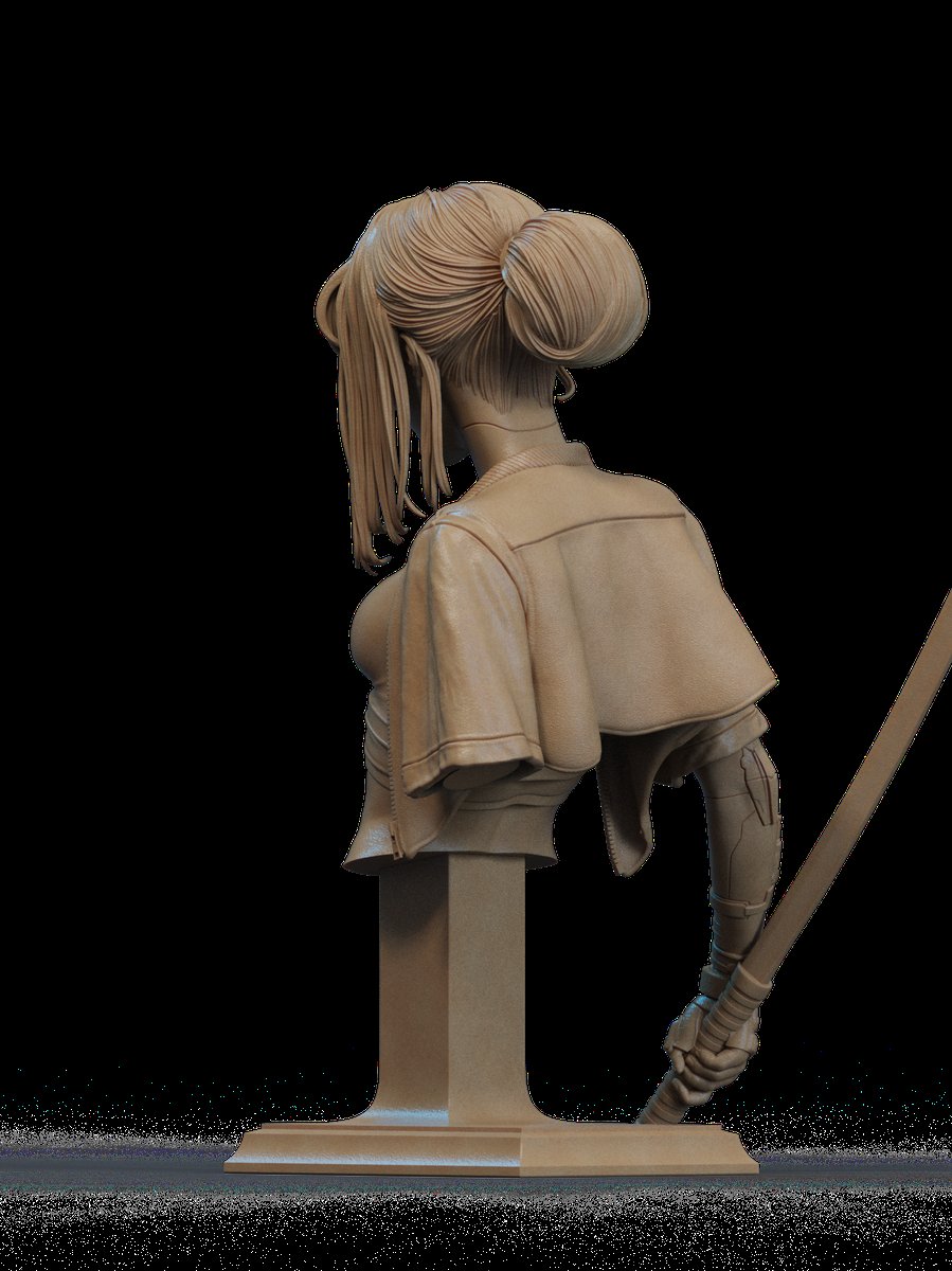 Cyber Samurai Bust - Image 3