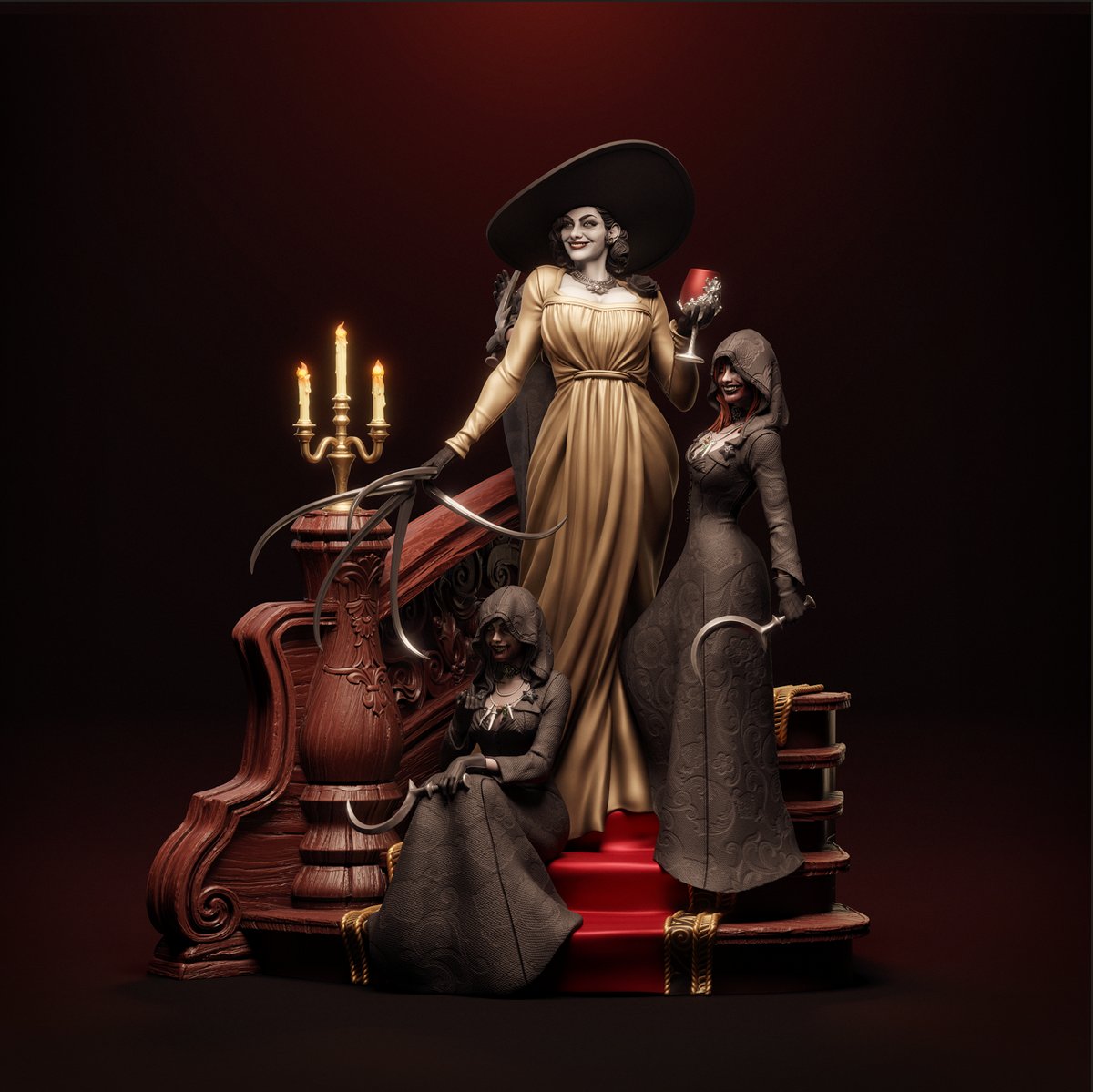 Lady Dimitrescu 3D Print - Image 2