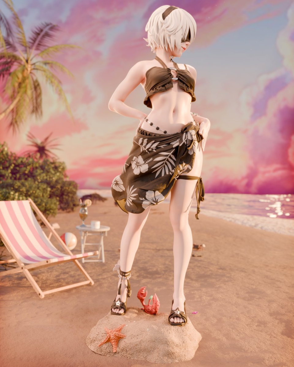 2B Swimsuit (Nier: Automata) - Image 5
