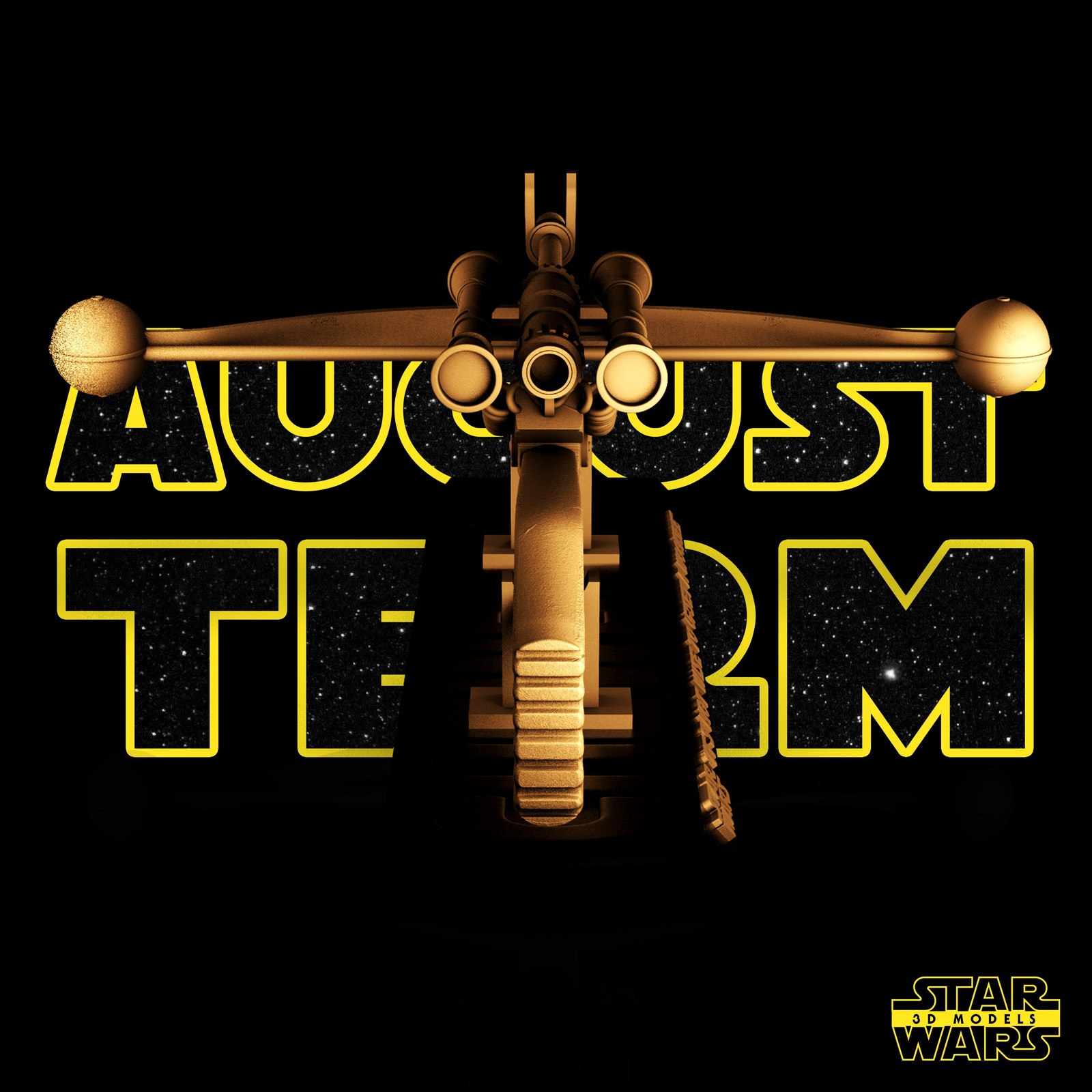 Chewbacca Bowcaster Sculpture - Image 3