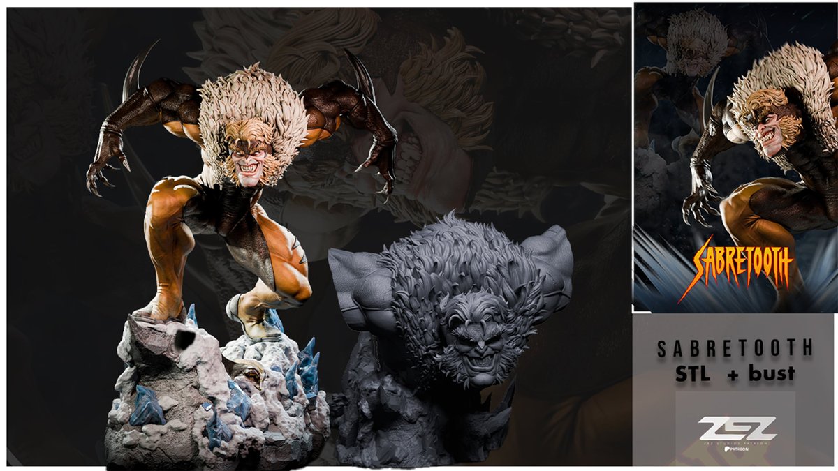 Sabretooth Bust - Image 2