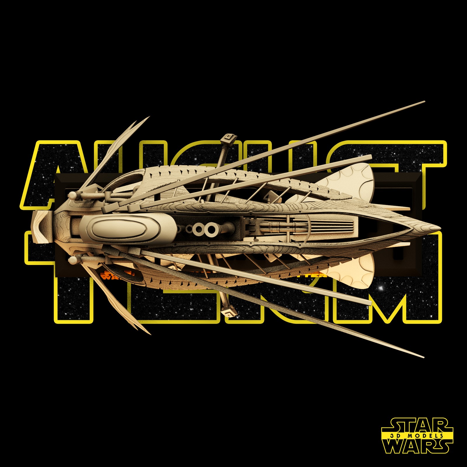 Raddaugh Gnasp Fluttercraft "Ship" (Star Wars) - Image 5