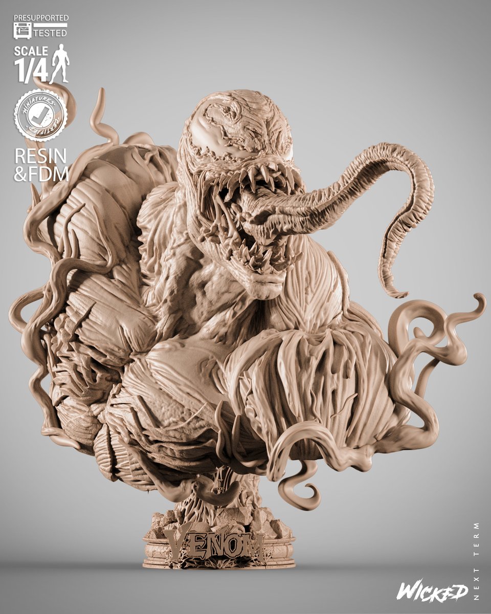 Marvel Venom 2025 Portrait Bust