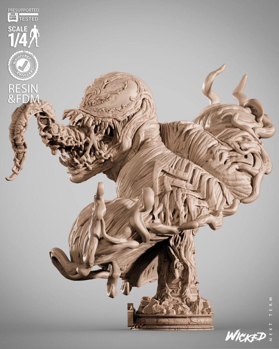 Marvel Venom 2025 Portrait Bust - Image 4