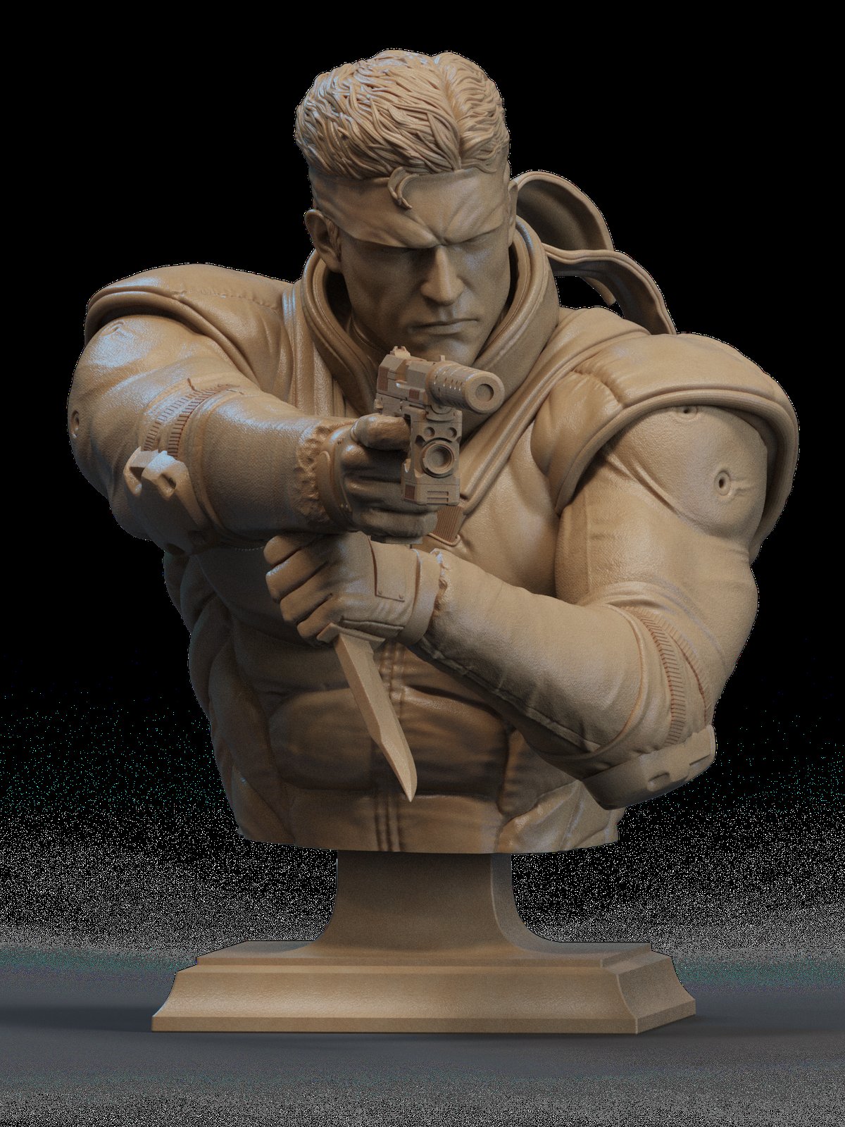 Solid Snake - Bust (Metal Gear Solid)