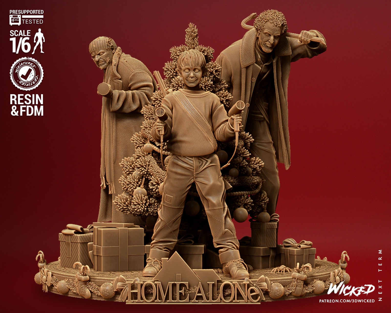 Home Alone Diorama Sculpture - Image 2