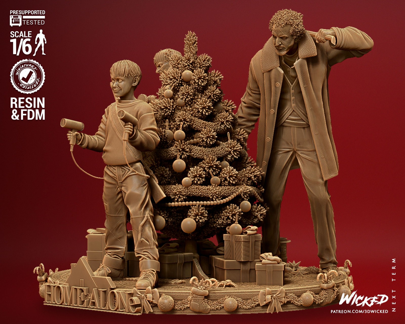 Home Alone Diorama Sculpture - Image 3