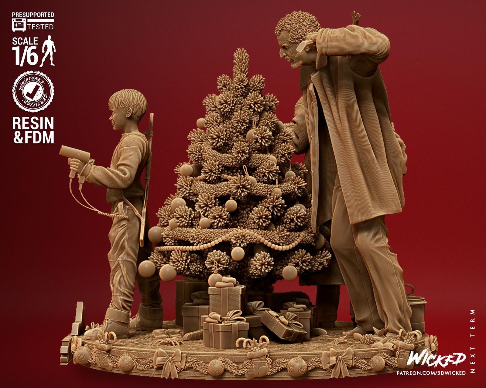 Home Alone Diorama Sculpture - Image 4