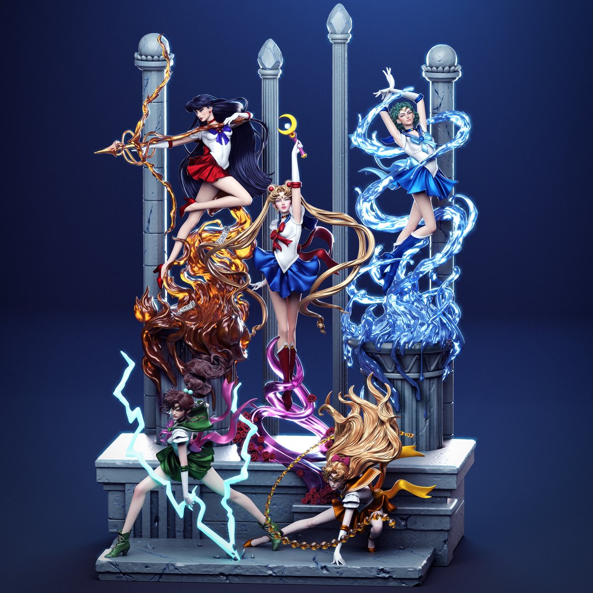 Sailor Moon Diorama - Image 2