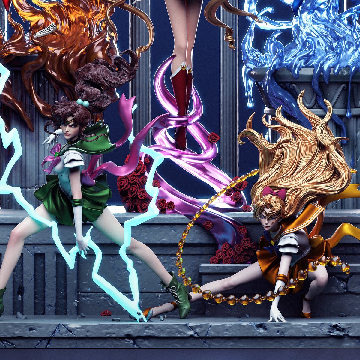 Sailor Moon Diorama - Image 5