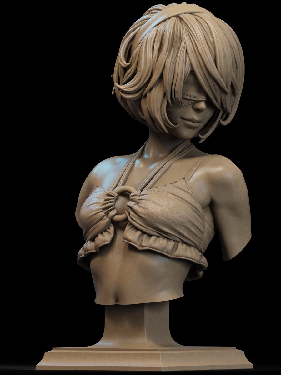 2B Swimsuit - Bust (Nier: Automata)
