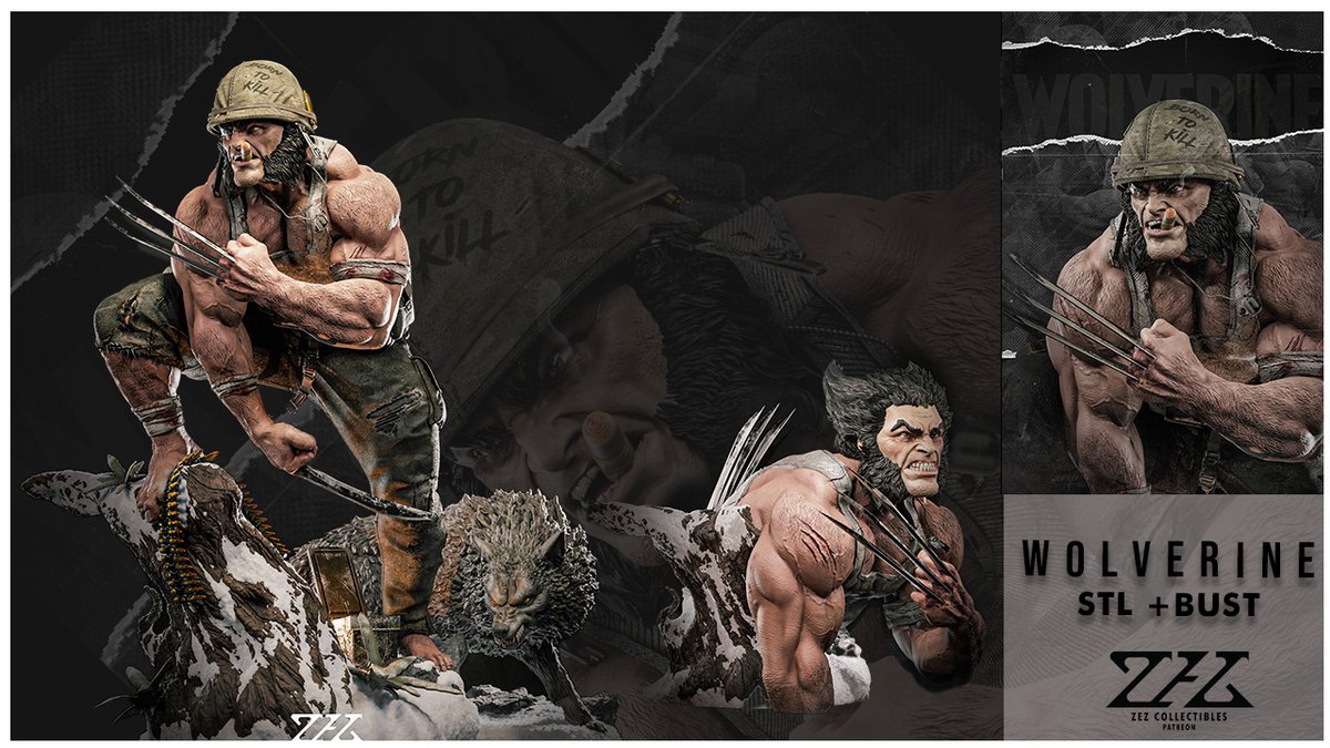 Wolverine Logan Bust