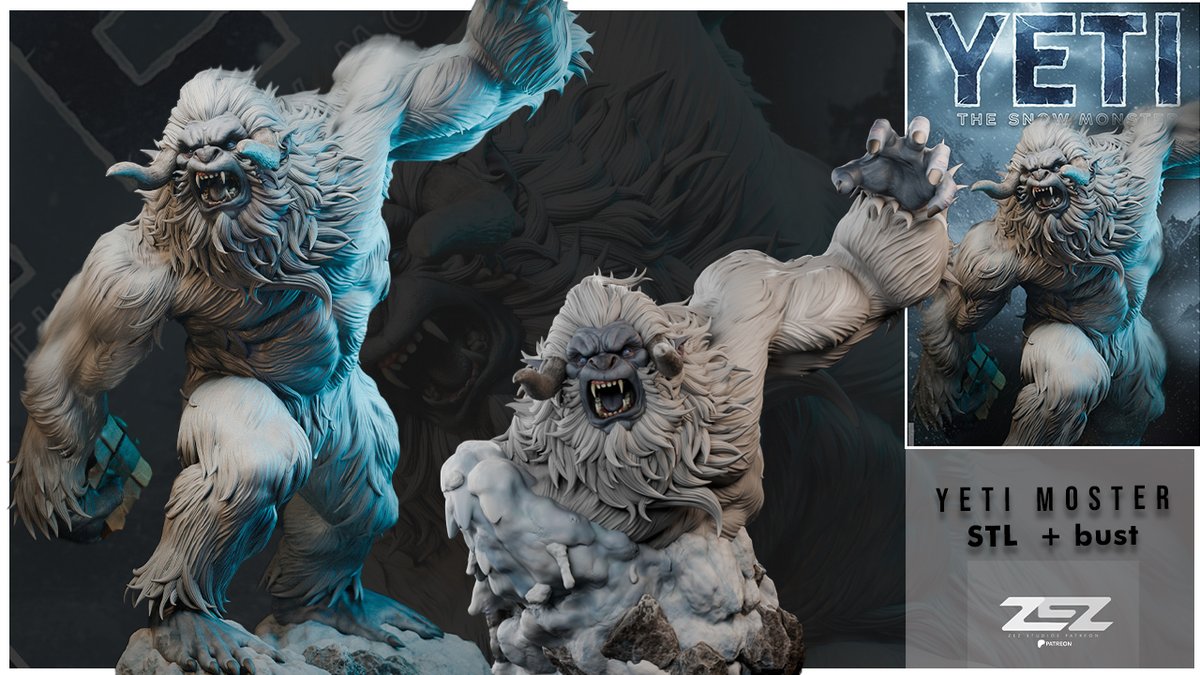 Yeti Bust