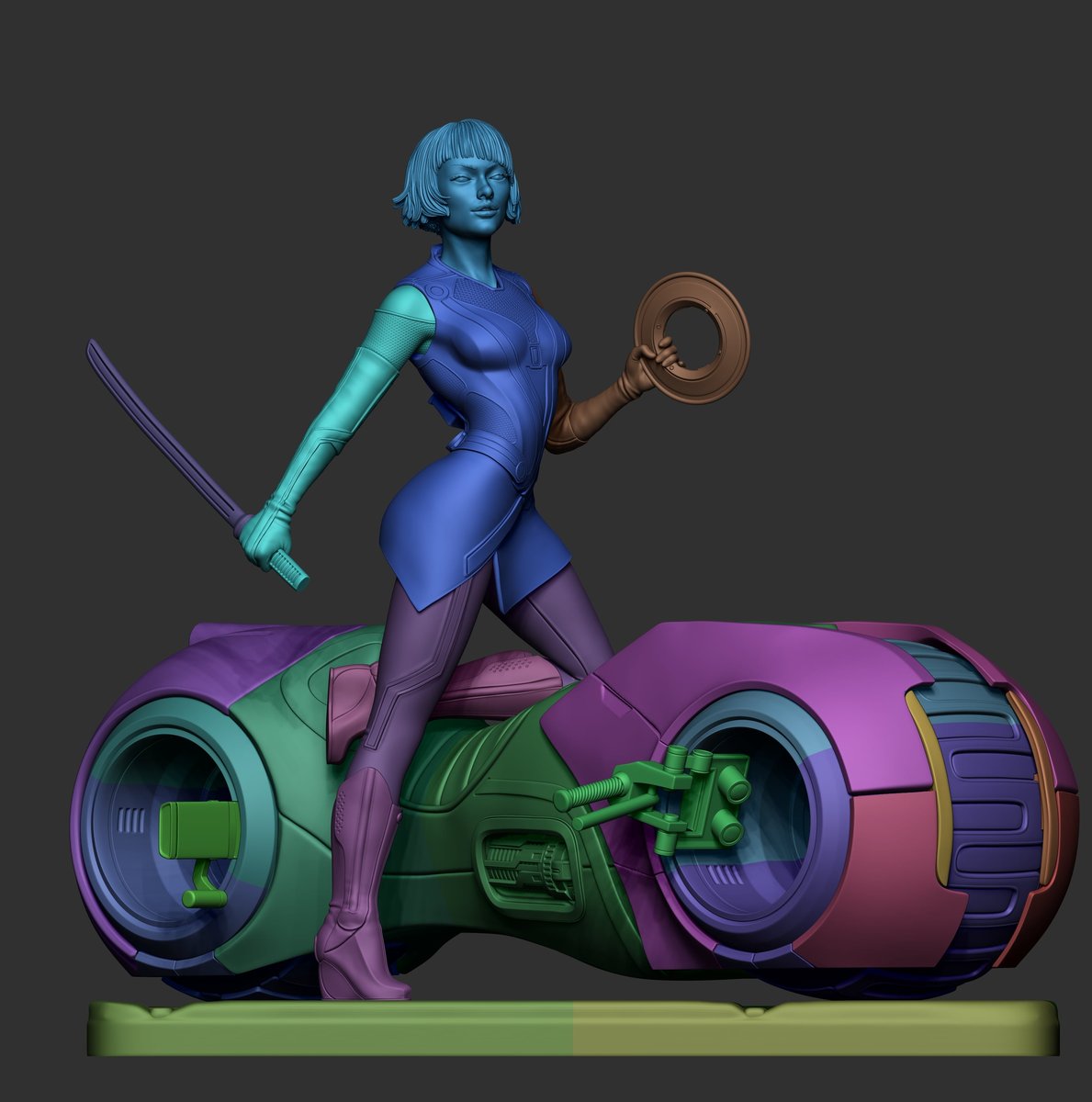 Quorra Legacy - Diorama (Tron) - Image 3