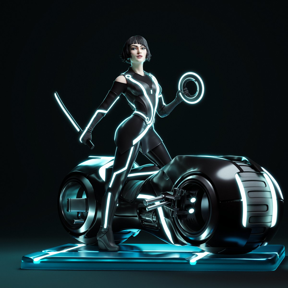 Quorra Legacy - Diorama (Tron) - Image 4
