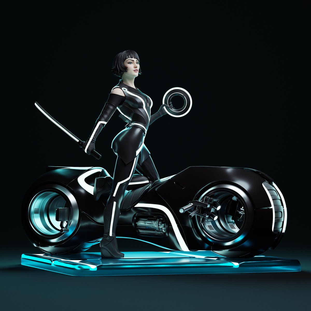 Quorra Legacy - Diorama (Tron) - Image 5